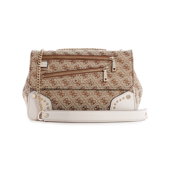New GUESS Frankie Convertible Crossbody Purse - Picture 1 of 7